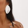 Женские серьги Exaggerated Trend Cobblestone Smooth Earrings Punk Cold Wind Geometric Irregular Earrings.
