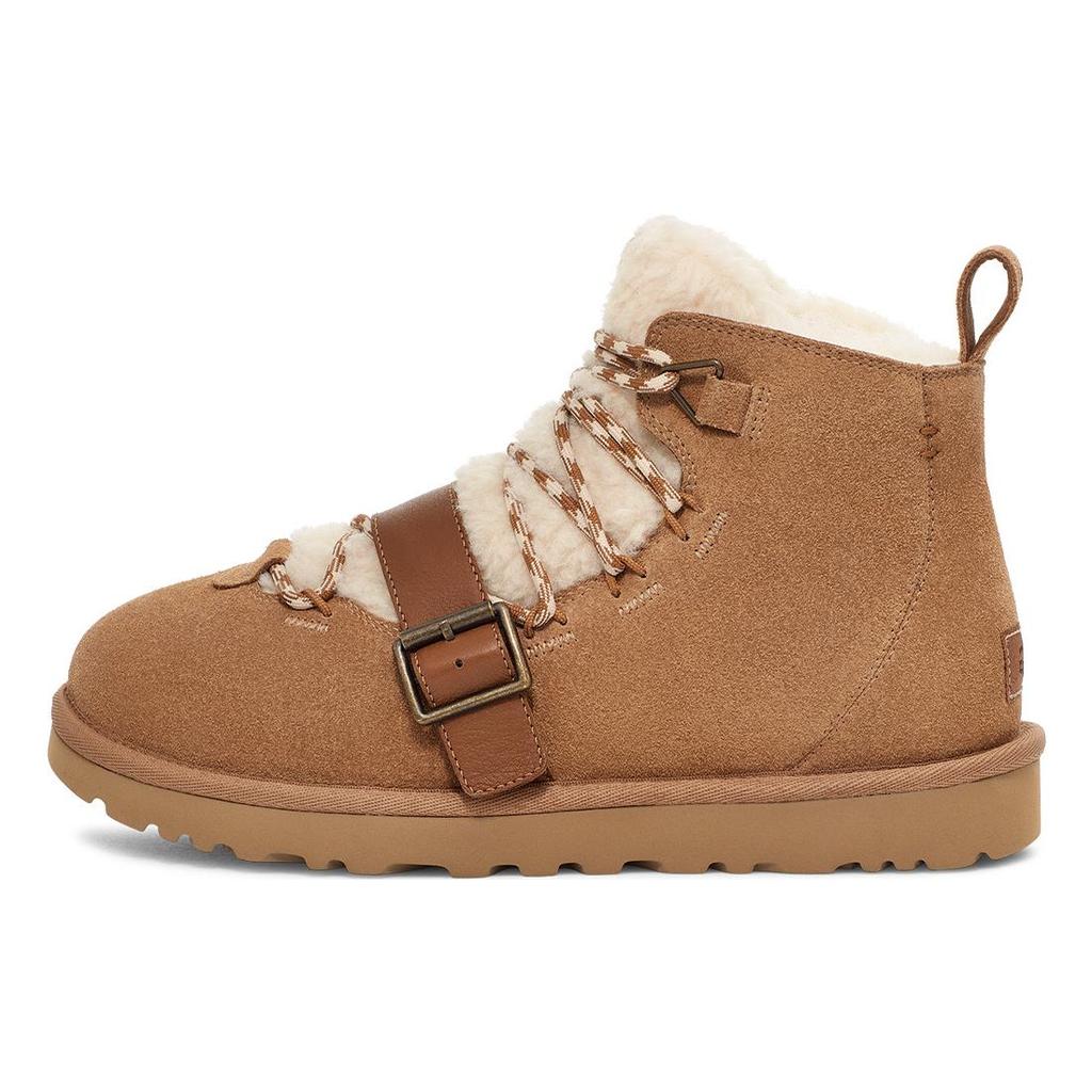 Новые мини-ботинки UGG Dune из овчины 'Chestnut' Женские 1153510-CHE