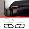 For Mercedes Benz CLA C117 SLK 2009-2016 Car Tail Throat Decor Frame Exhaust Pipe Trim Cover Stainless Steel Accessories 2 Pcs