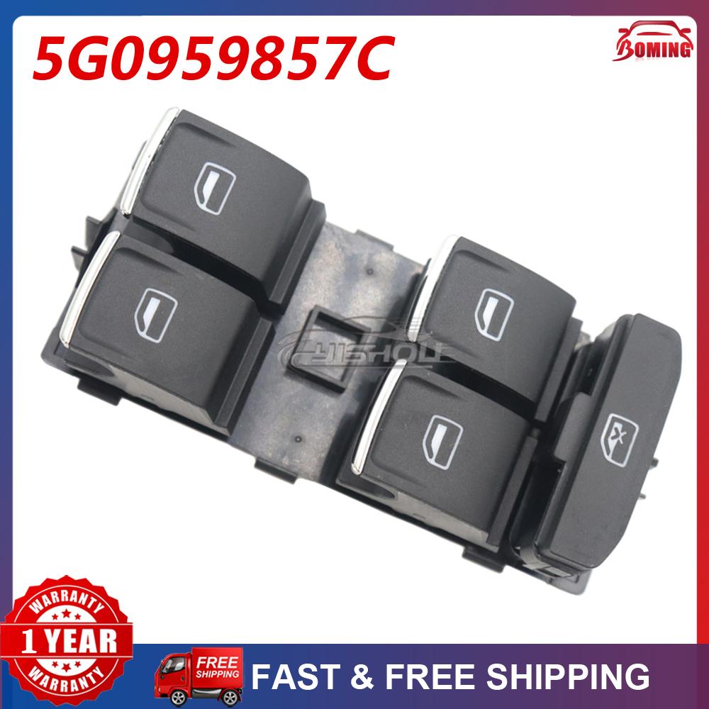 Fits For Volkswagen Carfter Golf Mk7 Tiguan Touran 5GM867255A 5G0959857E 5G0959857C Car Front Left Power Master Window Switch