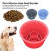 Dog Slow Feeder Lick Bowl Silicone Dog Licking Mat Treat Dispenser Anti-Choking