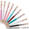 1 шт. шариковая ручка Lytwtw's Flow Oil Flower Wedding Metal Copper Quicksand Pen Office School Канцелярские принадлежности Rose Gold Gift