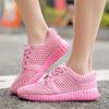 Spring Autumn Sneakers Fashion Shoes Woman Outdoor Breathable Casual Shoes Hollow Soft Walking Shoes Women Lace-up Flats