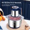 5L Electric Meat Mincer Household Large Capacity Mincing Machine Stainless Steel Meat Grinder  Kitchen Chopper Food Processor