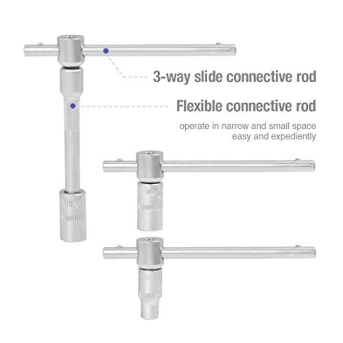 Coffret de Douilles - WORKPRO - 108 pièces - Acier Cr-V - Clés à Cliquet 1/2 et 1/4 - Usage Polyvalent