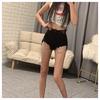 Summer Harajuku Chain Denim Shorts Fashion High Waist Hollow Out Shorts Women Jeans Casual A-line Pants Sexy Streetwear Shorts