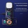 PISEN Беспроводное зарядное устройство 3-в-1 прозрачное для Apple, iWatch и Huawei