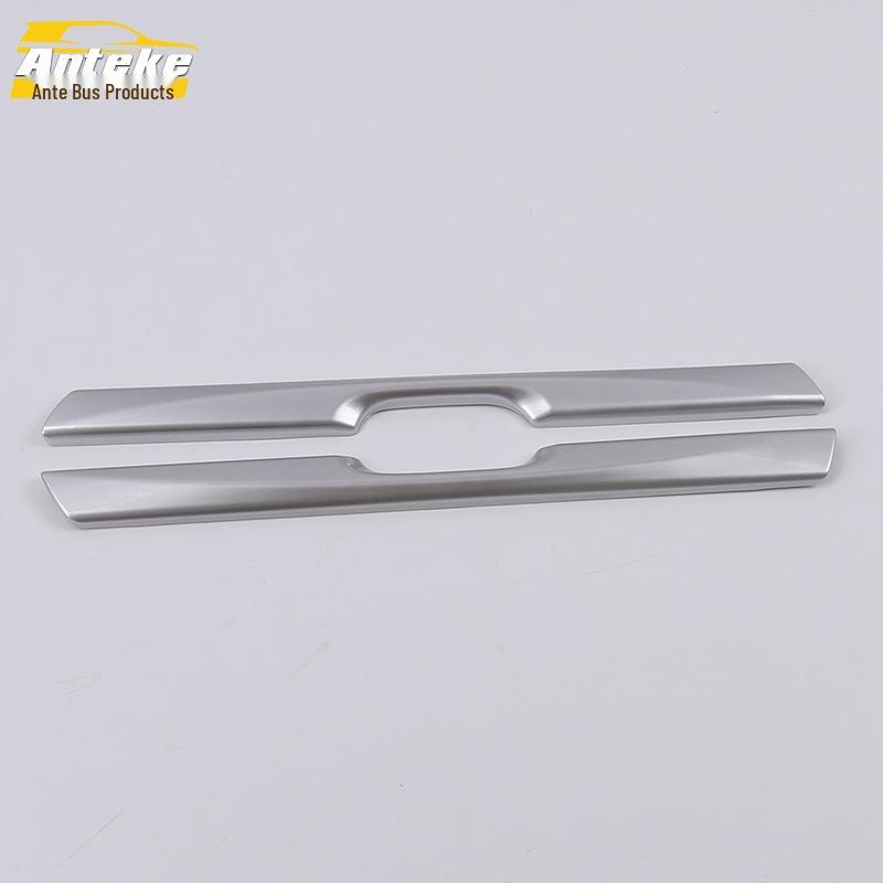 Chrome Center Console Gear Shift Cup Holder Trim for 2017 CRV - Decorative Bright Strip Sticker