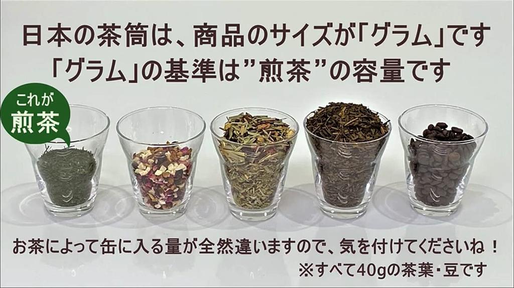 Kotodo Takahashi Seisakusho Tea Caddy, Fabric Tin, Long, 150g