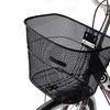 Bike Basket Mountain Bikes Metal Folding Bicycles Bike Front Basket Storage Basket For Hiking Riding Shopping Camping Outdoor
