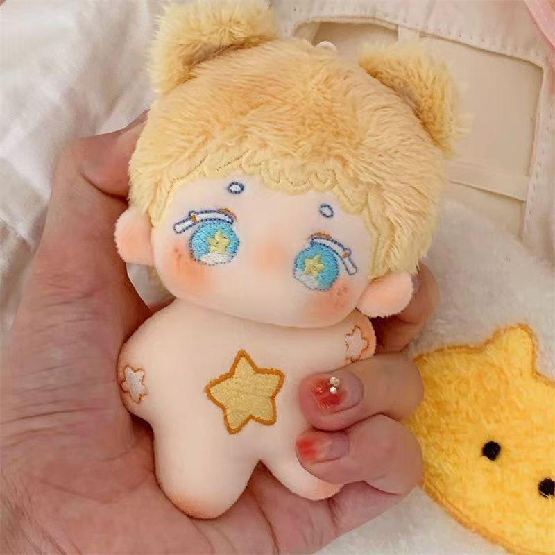 10cm Mini Cute Plush Doll Toys Little Sheep Series Seastar /Normal Body Cotton Doll with Animal Ear Tail Girl Kid Birthday Gift
