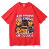 Men Short Sleeved Round Neck Y2k T shirt Men Clothing New in Top  Tees Mens TShirt Air Fryer Enthusiast Funny Cooking Meme