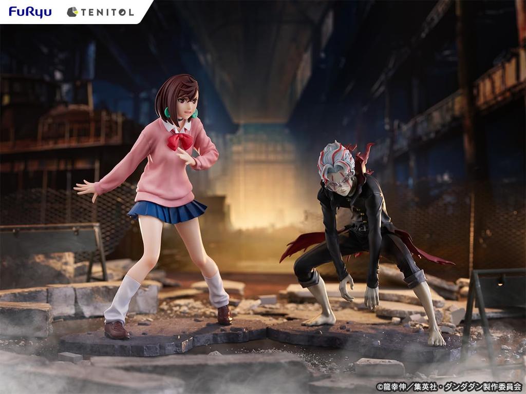 Furyu Dandadan TENITOL Момо, примерно 185 мм в высоту, без масштаба, предварительно окрашенная фигурка из ATBC-ПВХ (AMU-TNL0117)