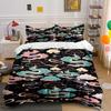 Colorful Clouds Pattern Bedding Set Bedding set (1 duvet cover, 2 pillowcases, duvet not included)