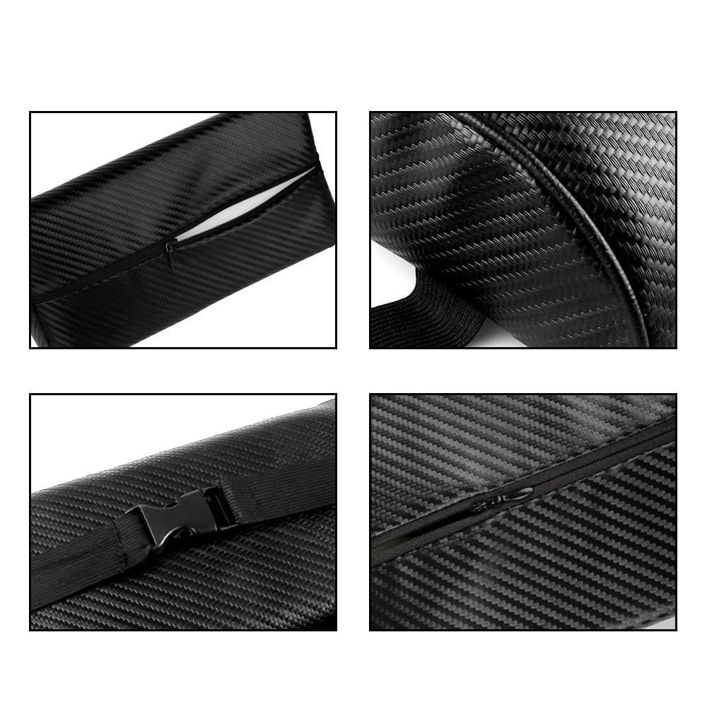 1/2Pcs Carbon Fiber Texture Car Headrest Seat Neck Support Pillow For Jeep Renegade Patriot Wrangler Cherokee Compass Trail Hawk AJP1