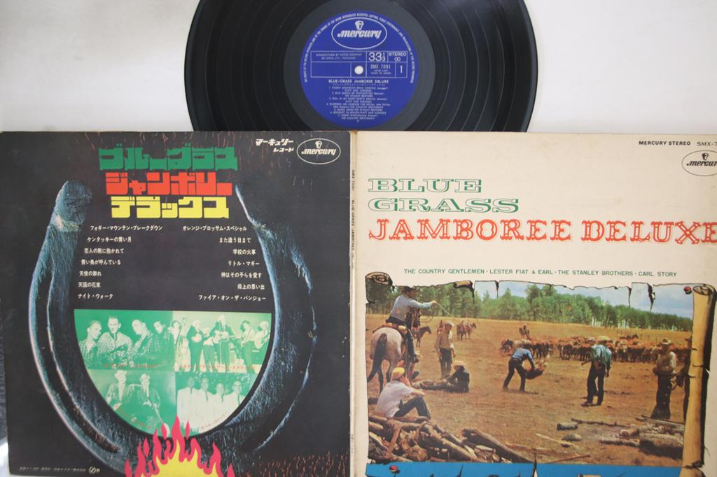 LP Record VARIOUS (FLATT & SCRUGGS, STANLEY B - Blue Grass Jamboree Deluxe SMX7091 MERCURY Japan Country Used