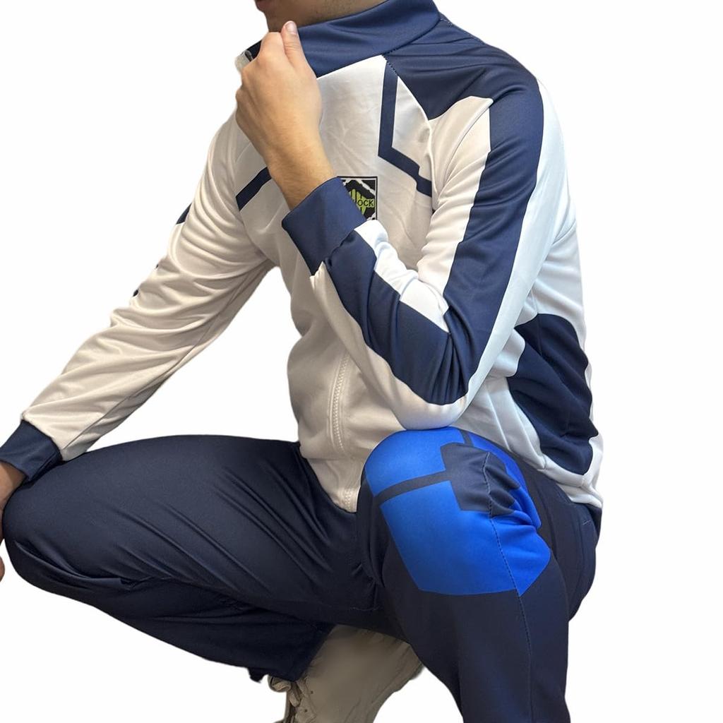 Blue Rock Cosplay Halloween Christmas Anime Festival School Festival Cultural Festival Travel Costume Uniform, Tracksuit, Costume, Costume, Costume,