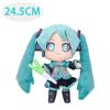 **New 24.5cm Hatsune Miku Plush Fuwafuwa Anime Kawaii Cute Cool Toys Dolls Plush Room Car Desk Decoration Birthday Gifts For Fan