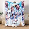 Lionel Messi Soccer Legend Blanket Soft & Cozy Great for Chair Seaside Sofa for All Seasons Warmthful Decor Best Holiday Gift for Friends Family