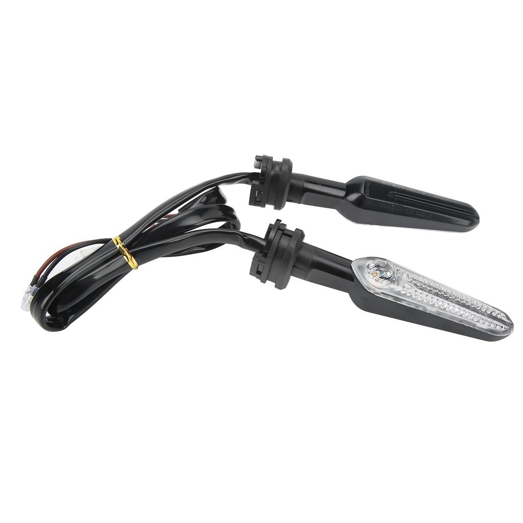 2 Pcs 12V Motorcycle Turn Signal Lights Amber LED Indicator Lamp for YZF R15 R25 R3 R6S R1 R7 R9