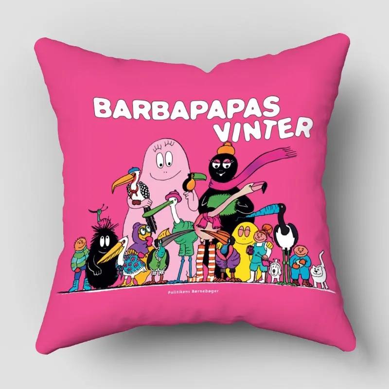 Наволочки Барбапапа Животные Снеговик Принт Наволочка Декоративная Зимняя Праздничная Вечеринка для Дивана