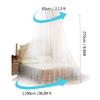 Breathable Round Canopy Lace Princess Style Mosquito Net Bed Curtain Netting