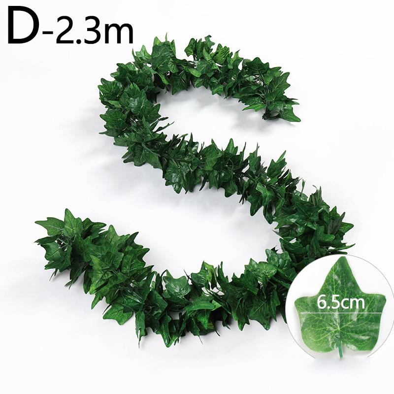 Strands Artificial Lvy Leaf Vine Garland Fake Foliage Hanging Plants