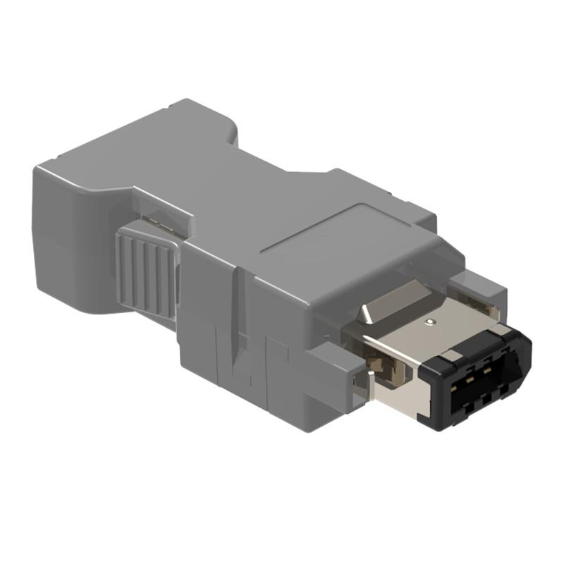 1 шт. гнездовой разъем 6-контактный Firewire IEEE 1394 для Yaskawa для серводвигателя Panasonic энкодер 6P Sm-6E штекер энкодера