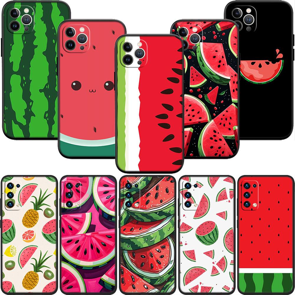LO21 Cartoon Fruit Watermelon Case for Motorola Edge 60 60s 70 G86 G56 G54 E14 G04S G45 G54 G64 S30 S50 X30 X40 X50 Pro Power