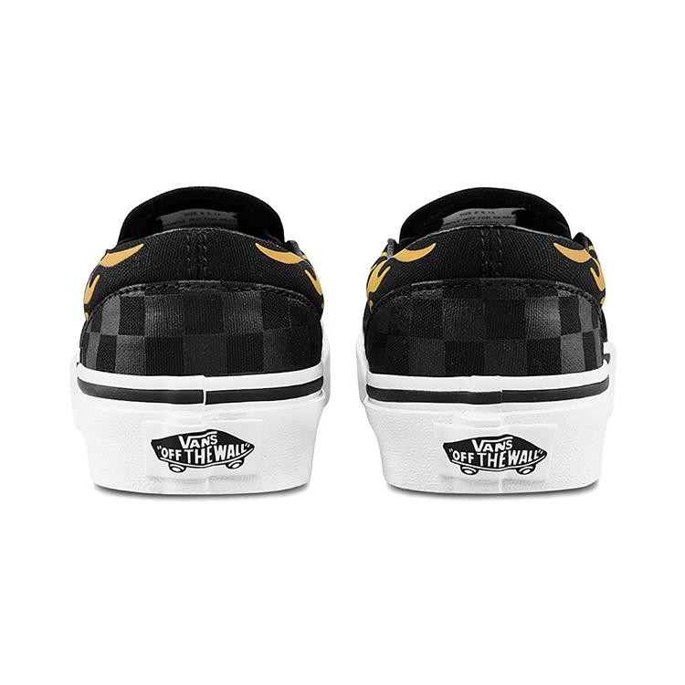 (PS) Vans Classic Slip-On Fire 'Black Grey' Kids' VN0A4BUTESY
