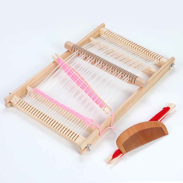 Ткацкий станок DIY Набор для плетения для детей и взрослых - Деревянное ремесло ручной работы для студентов