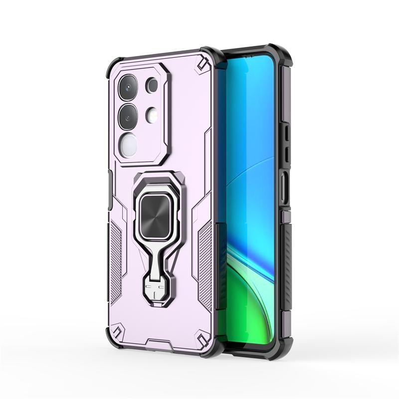 Anti-Slip Phone Case For Vivo T4x Magnetic Suction Stand Phone Holder Back Cover For Vivo T4x T4 X 5G Case For Vivo T4x Case