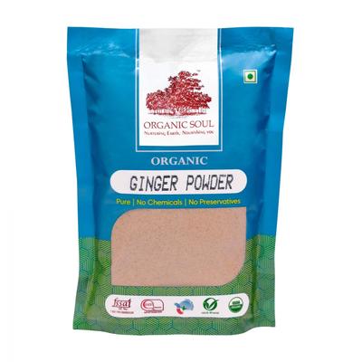 Органический молотый Имбирь (100 г), Organic Ginger Powder,  Organic Soul