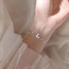 Korean Style Diamond Butterfly Bracelet for Women – Trendy Simple Design for Students and Girlfriends