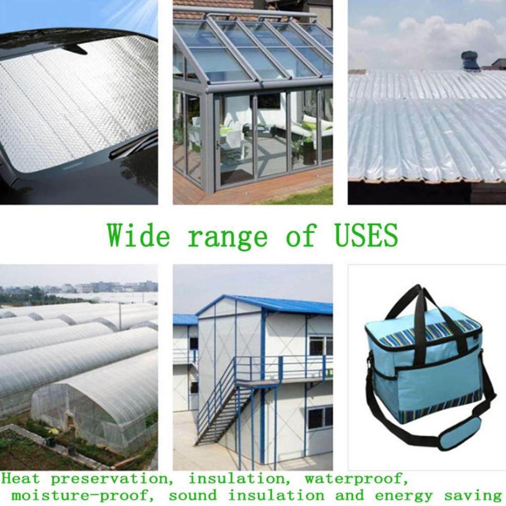 5/10 м настенная теплоизоляционная светоотражающая пленка для дома или квартиры ПЭТ алюминизированная радиаторная светоотражающая пленка часть домашнего декора