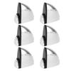 12 шт. Зажимы для стеклянных перегородок, Панельный фиксирующий зажим, Опора для разделителя стола, Зажим с глянцевой отделкой 1?10мм