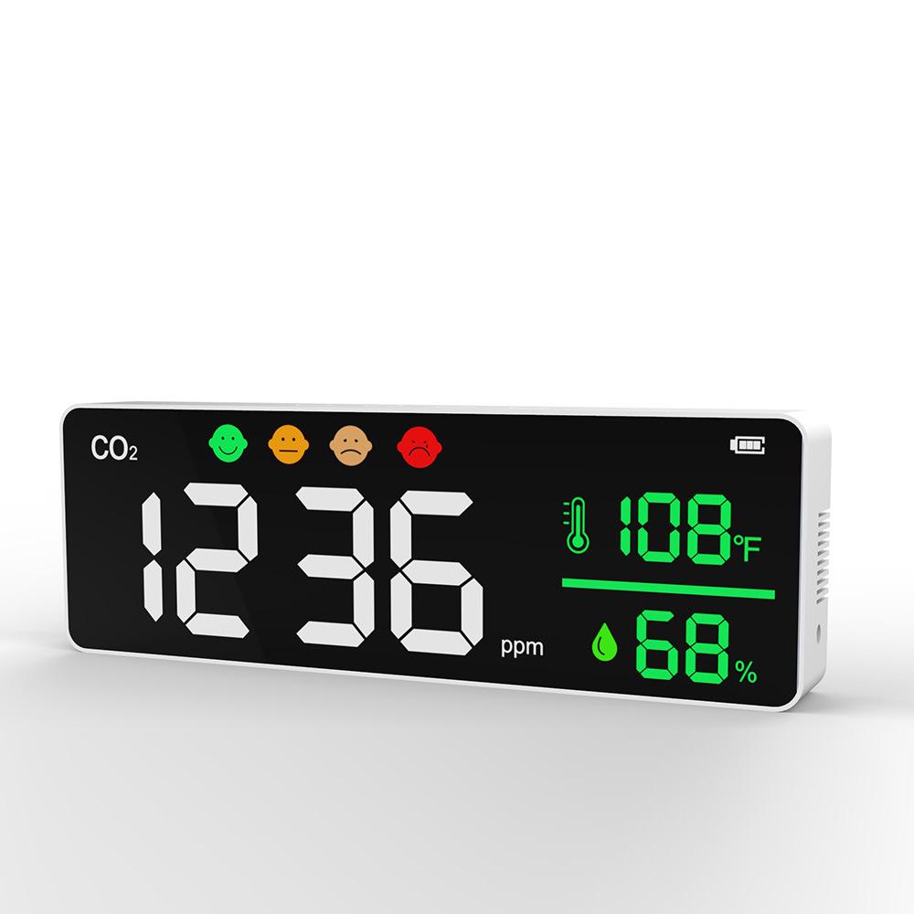 Advanced CO2 Sensor: Air Quality, Temperature & Humidity Meter (Foreign Trade Version)