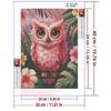 5d DIY Алмазная картина вышивка крестом милая розовая сова алмазная вышивка животное мозаика полный круглый дрель домашний декор