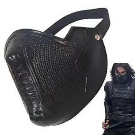 Маска для косплея Зимнего солдата — реквизит для костюма на Хэллоуин по мотивам фильма «Мстители»