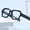 Мужские очки квадратной формы в стиле хип-хоп, контрастного цвета, женская оправа для очков, стильные мужские очки с защитой от синего света