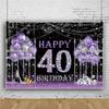 Happy Birthday Backdrop Banner Background Cloth Props Party Decorate