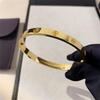 Новый дизайн Золотой цвет Циркон и Крест Гайка Гвоздь Браслет Золотой и Браслет Для Женщины Нержавеющая Сталь Винт Ювелирные Изделия