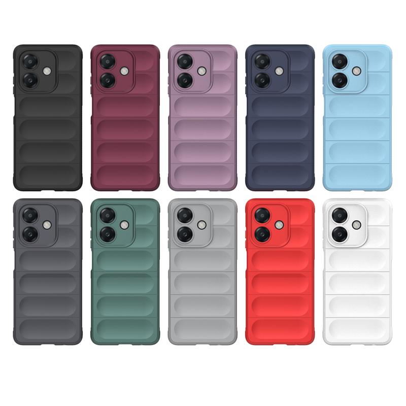Shockproof Phone Case For Oppo A3X Case Bumper Anti-Slip Silicone Full Edge Back Cover For Oppo A3X Case For Oppo A3X A3 Global