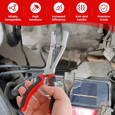 Новые плоскогубцы для свечей зажигания автомобиля Инструмент для снятия высоковольтного цилиндрового кабеля Инструмент из углеродистой стали Плоскогубцы для снятия проводов свечей зажигания автомобиля Инструмент для автомобиля