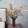Realistic Pomegranate Flower Branches 85cm Fake Flower  Wedding Party Decor