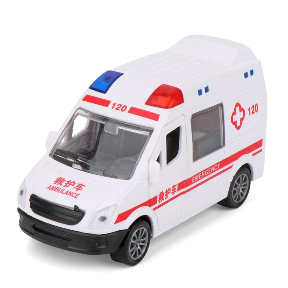 Door Smooth Surface Children Boy Gift Car Model Police Car Fire Truck Ambulance Inertial Car Toy