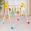 Деревянный детский тренажерный зал: Подвесные кольца и гимнастическая рама для упражнений новорожденных, развития хватания и обучения ходьбе