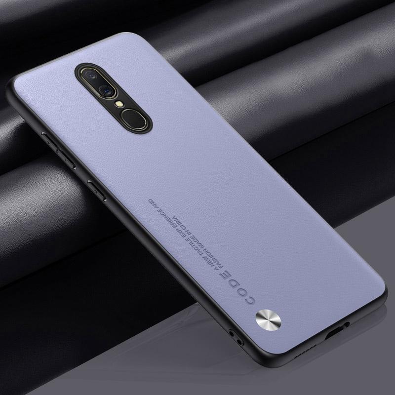 Роскошный чехол из искусственной кожи для OPPO F11 Задняя крышка Матовый ТПУ Силиконовый Ударопрочный Полная защита Чехол для телефона для OPPO A9 A9X Coque