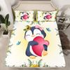 Cute Penguin Duvet Cover Animal Pattern Bedding Collection Comforter Cover For Boys Girls Kids Room Decor Full Size With 2 Pillow Case
