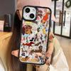 Акриловый чехол для телефона для iPhone 11 12 13 14 Pro 12 14 16 Pro Max для Samsung A16 A36 A56 S24 FE Высококачественный расписной противоударный чехол для мобильного телефона